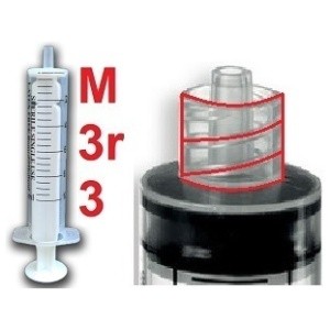 MovoMed® Luer egyszerhasználatos fecskendő